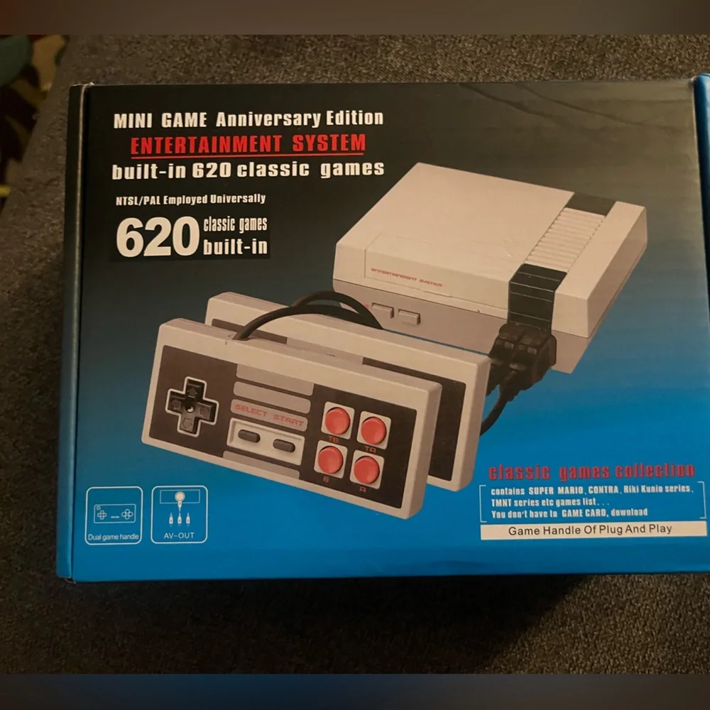 Traded* New! Mini Game Anniversary Edition Entertainment System 620 classic game